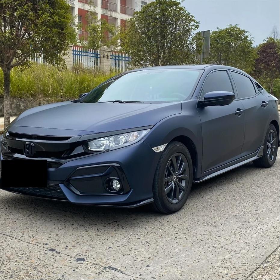 Best Matte Dark Blue Car Vinyl Wrap review Yampolskiy 00