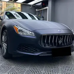 Best Matte Dark Blue Car Vinyl Wrap review Amanda 02