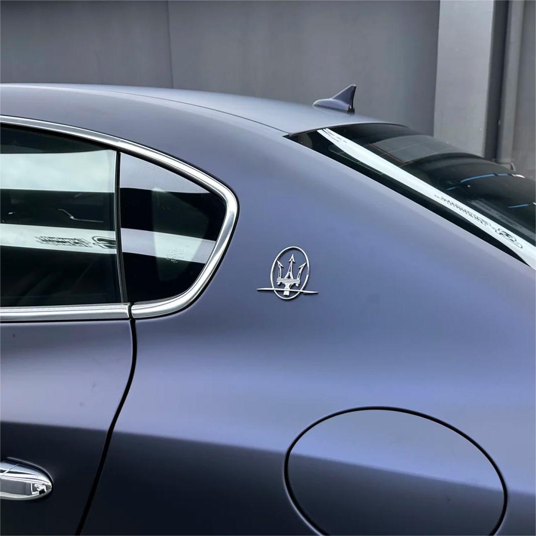 Best Matte Dark Blue Car Vinyl Wrap review Amanda 02