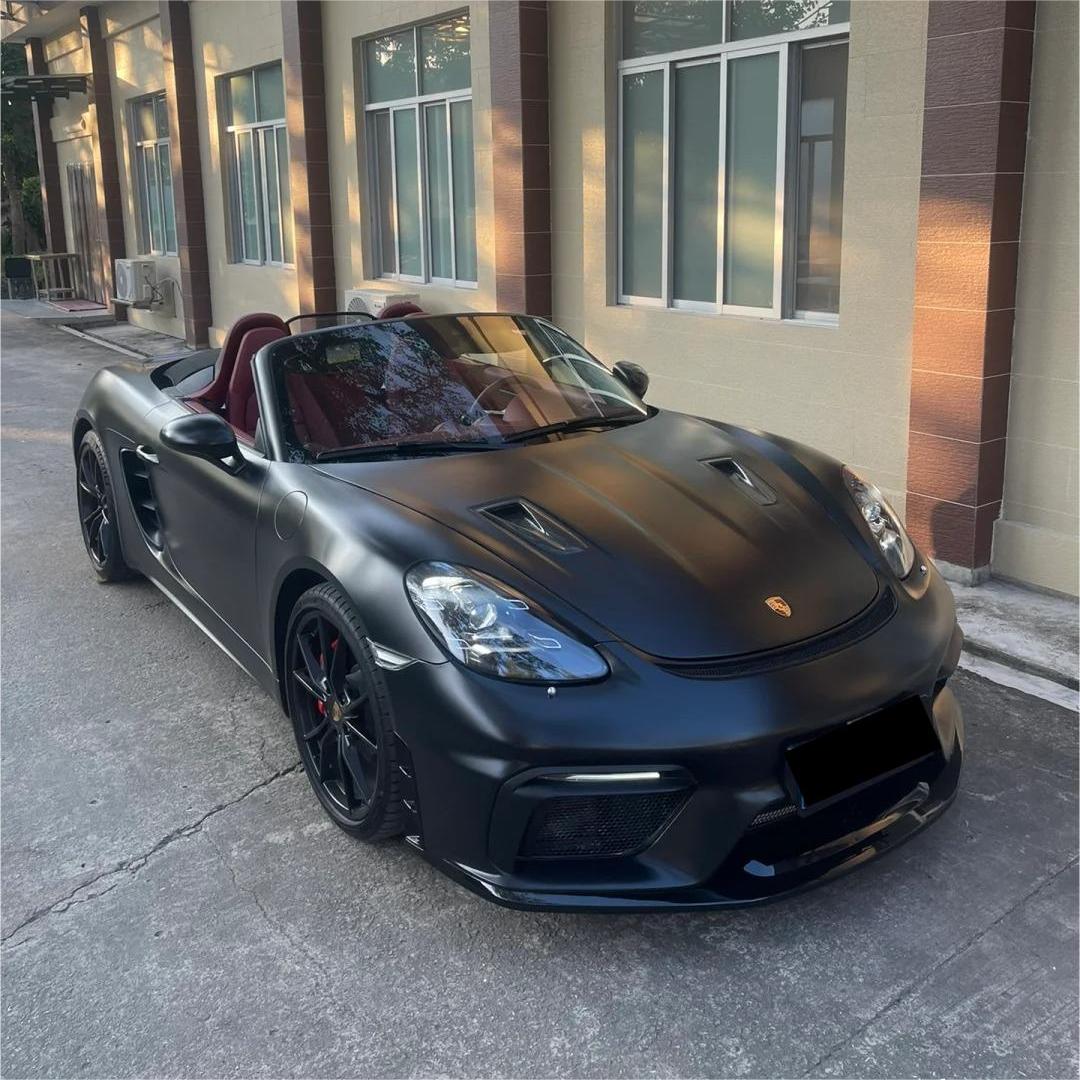 Matte Satin Black Ceramic Black Car Vinyl Wrap BMW  PET  review Impressed 02