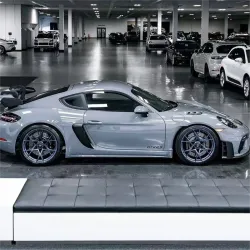 Gloss Arctic Grey Car Vinyl Wrap BMW Porsche PET review Clarity 01