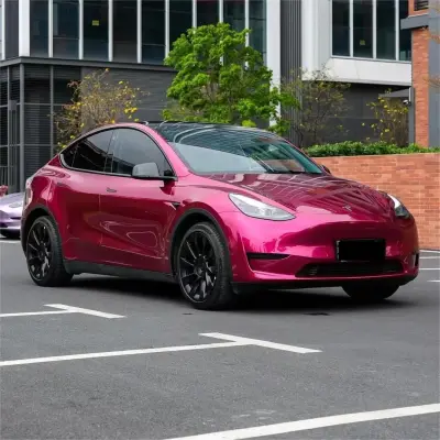 Gloss Metallic Rubellite Purple Car Vinyl Wrap PET Wildberry review Countless 00