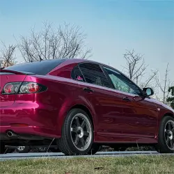 Gloss Metallic Rubellite Purple Car Vinyl Wrap PET Wildberry review Countless 03