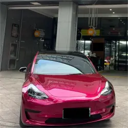 Gloss Metallic Rubellite Purple Car Vinyl Wrap PET Wildberry review Regret 06