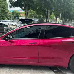 Gloss Metallic Rubellite Purple Car Vinyl Wrap PET Wildberry review Regret 04