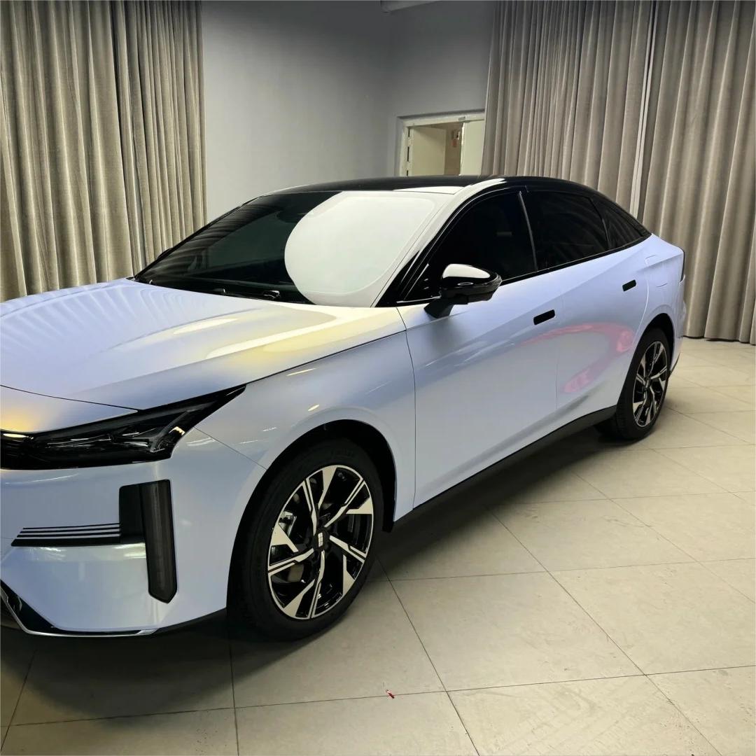 Gloss Metallic Gold Grey Car Vinyl Wrap  review Without 00