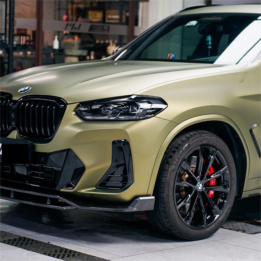 Matte Metallic Lighting Green Car Vinyl Wrap PET review Makes 03