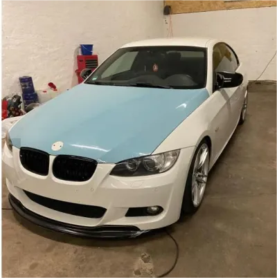Gloss Meissen Blue Car Vinyl Wrap PET review Michael