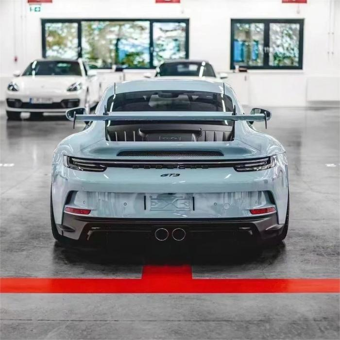 Gloss Meissen Blue Car Vinyl Wrap PET review Amanda 04