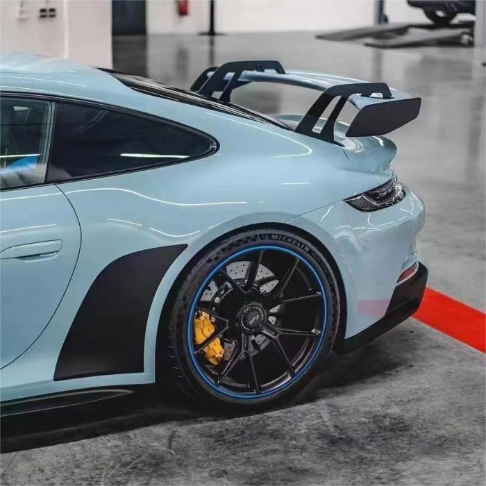 Gloss Meissen Blue Car Vinyl Wrap PET review Amanda 02