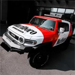 Marlboro Racing Car wrap Custom Design - White, Red and Black Car Wrap (Bundle) review CK Khozam 03