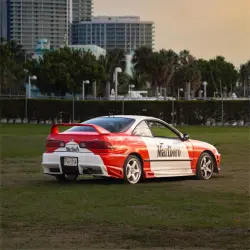 Marlboro Racing Car wrap Custom Design - White, Red and Black Car Wrap (Bundle) review Marlboro 02
