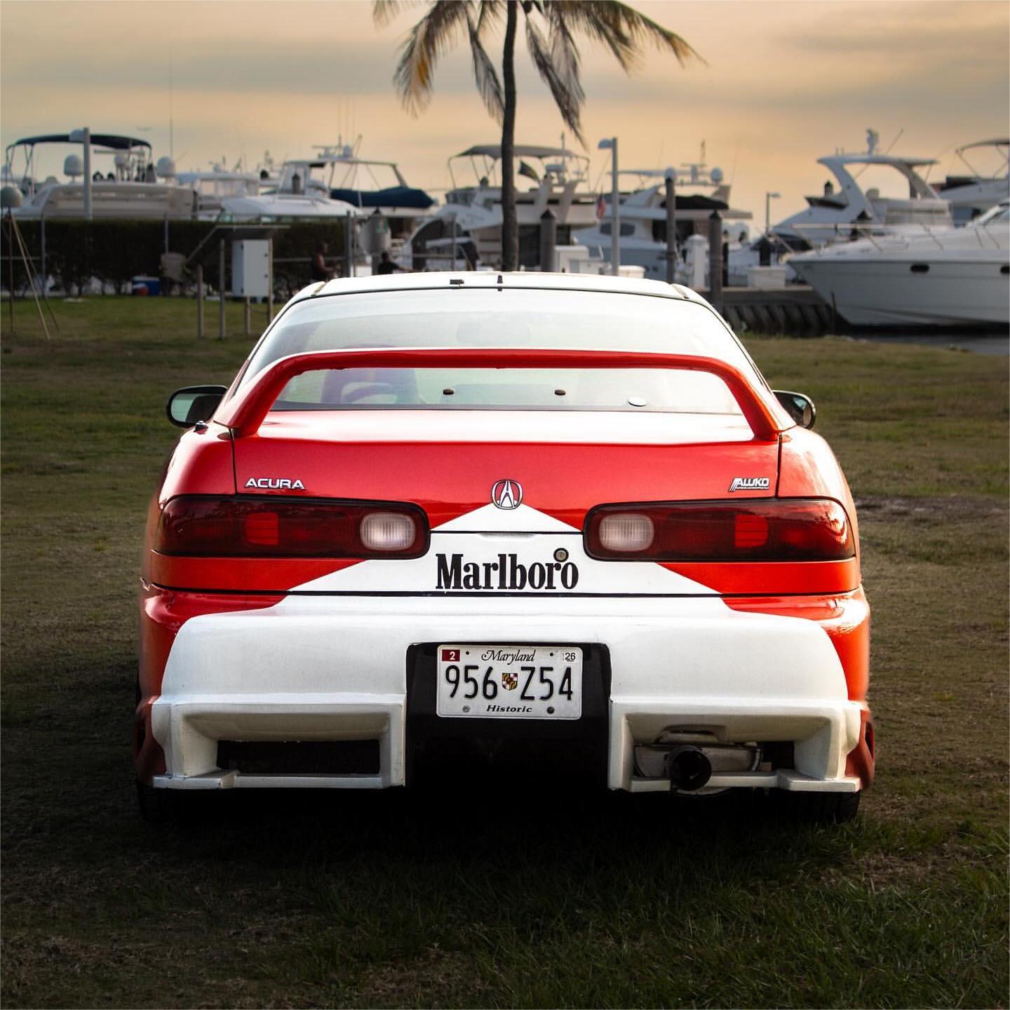 Marlboro Racing Car wrap Custom Design - White, Red and Black Car Wrap (Bundle) review Marlboro 04