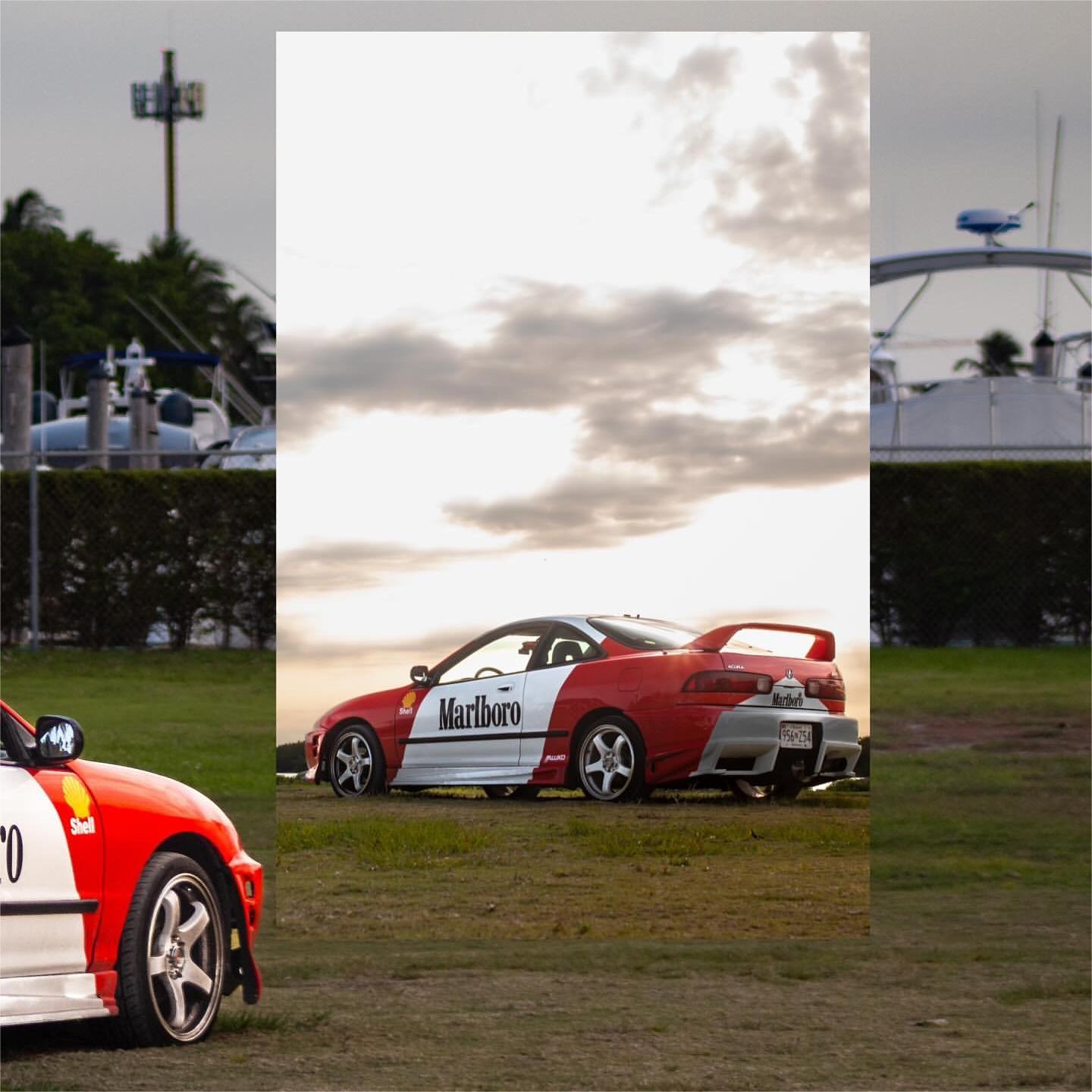 Marlboro Racing Car wrap Custom Design - White, Red and Black Car Wrap (Bundle) review Marlboro 06