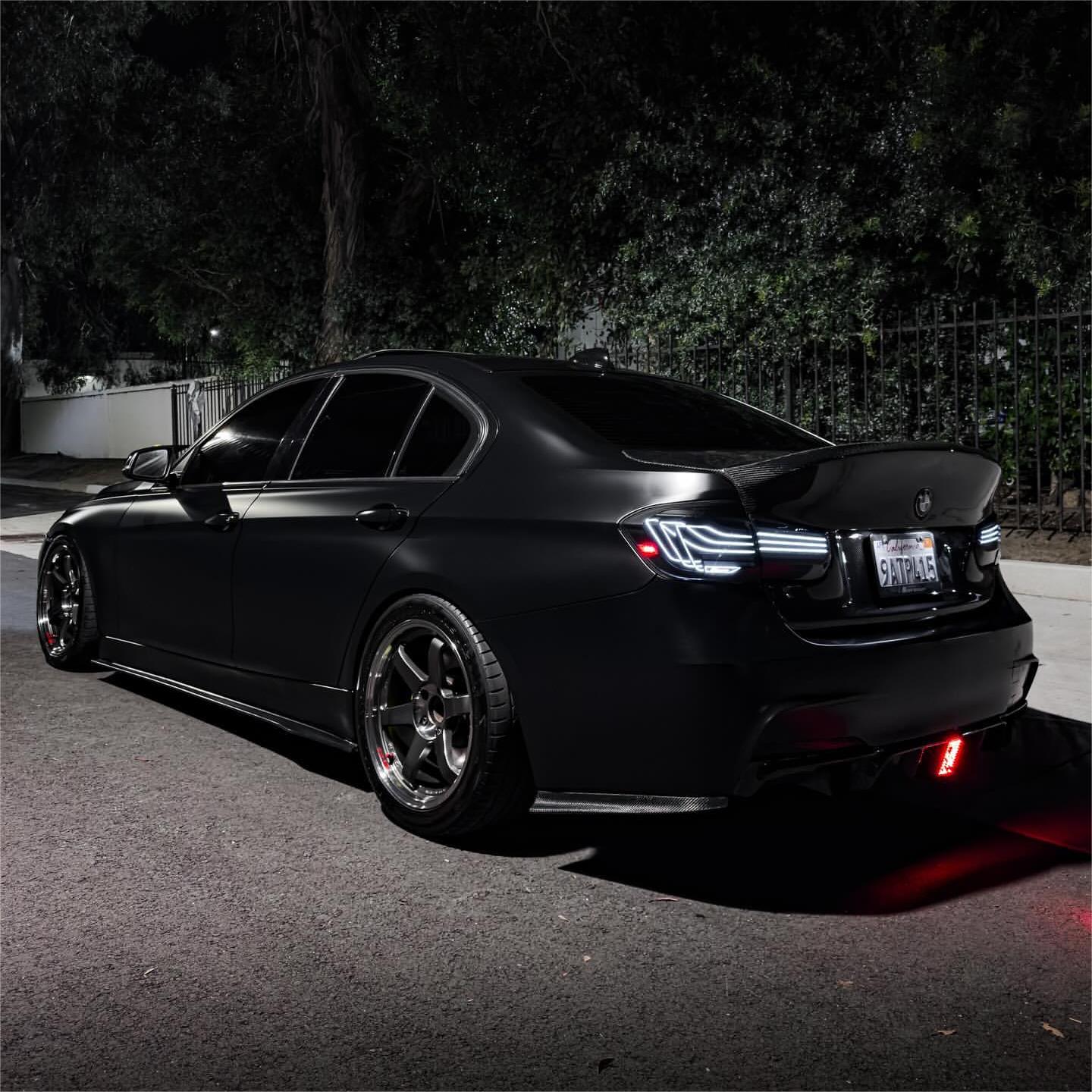 Matte Satin Black Ceramic Black Car Vinyl Wrap BMW  PET  review Ceramic 01