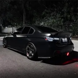Matte Satin Black Ceramic Black Car Vinyl Wrap BMW  PET  review Ceramic 02
