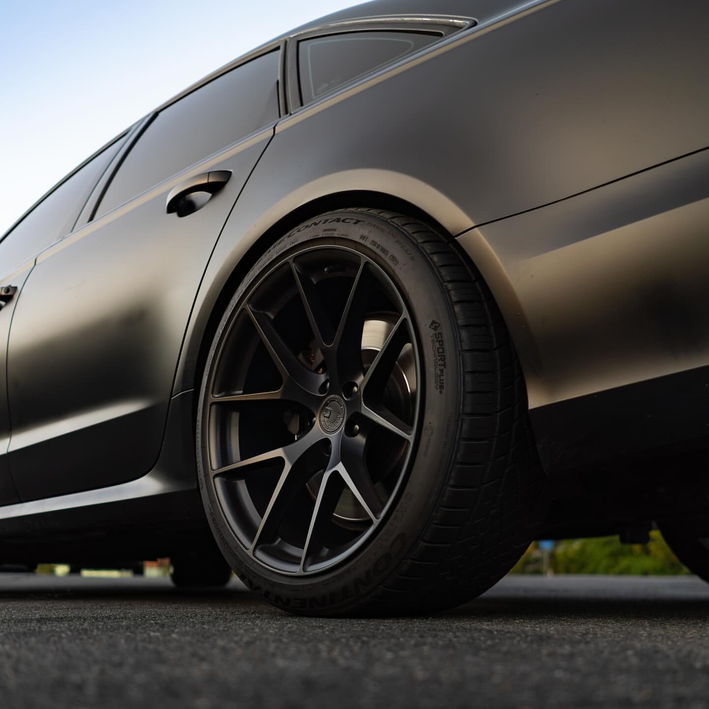 Matte Satin Black Ceramic Black Car Vinyl Wrap BMW  PET  review Ceramic 07