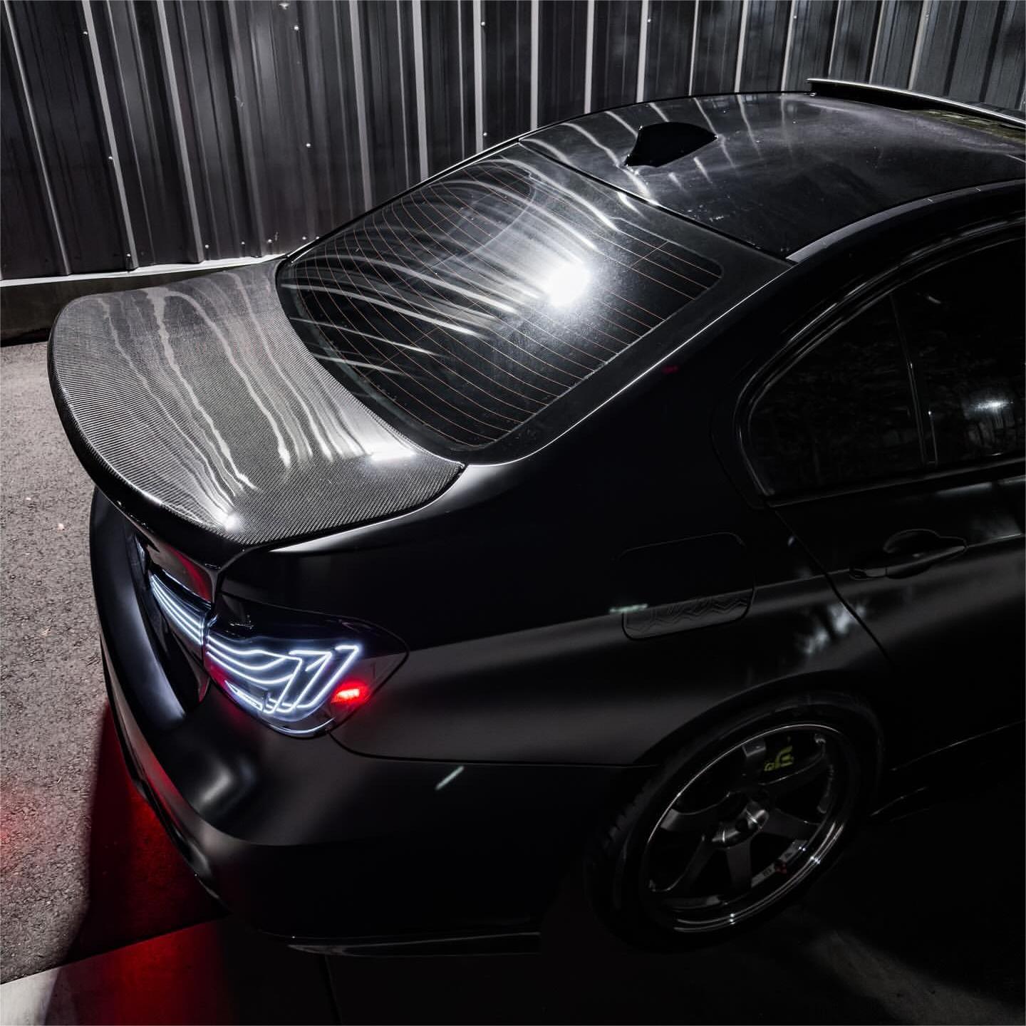 Matte Satin Black Ceramic Black Car Vinyl Wrap BMW  PET  review Ceramic 08