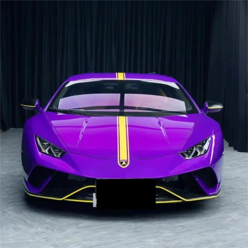 Glossy Metallic Royalty Purple Explosion Purple Vinyl Wrap PET reviewed by