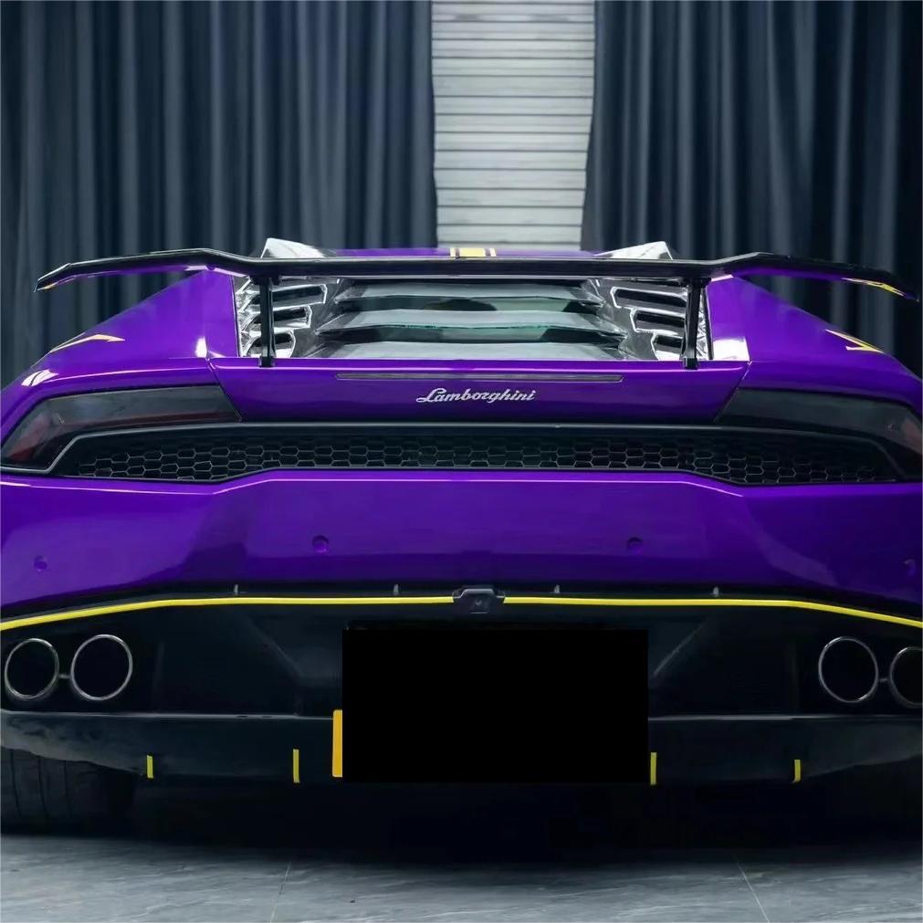 Glossy Metallic Royalty Purple Explosion Purple Vinyl Wrap PET review Vinyl 07