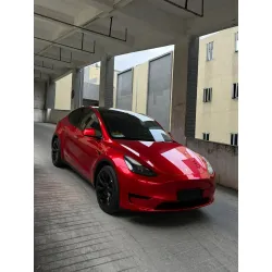 Ultra Glossy Metallic Vampire Red Car Vinyl Wrap Audi BMW PET   review Jordan L 01
