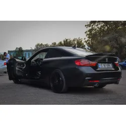 Matte Satin Black Ceramic Black Car Vinyl Wrap BMW  PET  review Eric 03