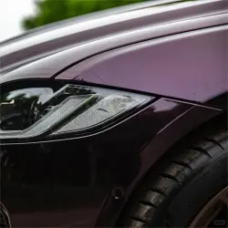 Gloss Metallic Gentian Purple Car Vinyl Wrap PET review Jeremy