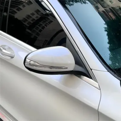 Gloss Metallic Chameleon Blue White Car Vinyl Wrap review Andy 03