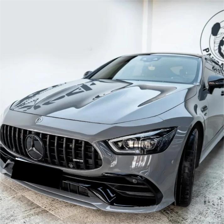 Gloss Nardo Grey Car Vinyl Wrap PET  review Garett 01