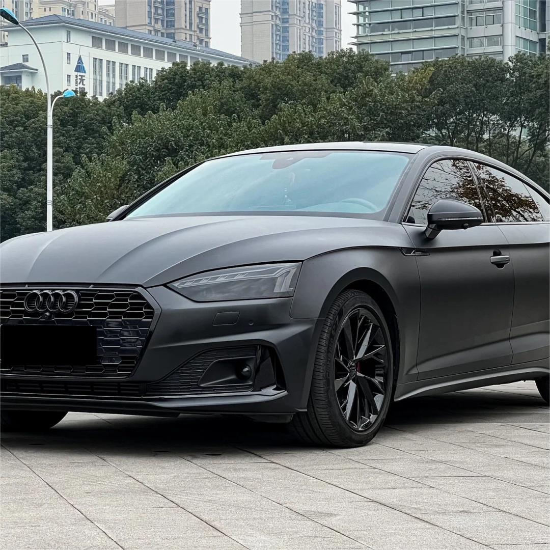 Ultra Matte Black Car Vinyl Wrap Tesla BMW PET review Red 00