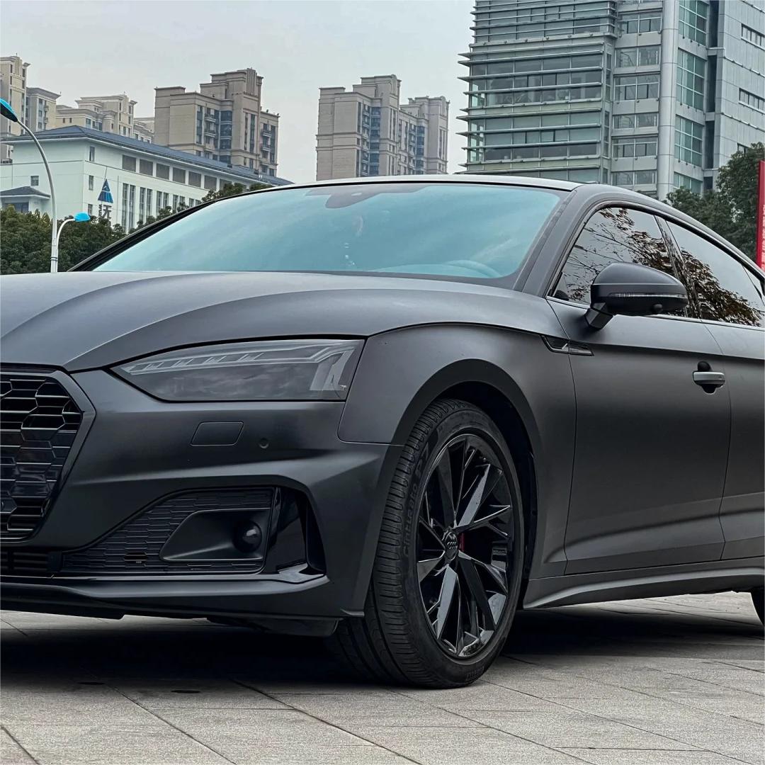 Ultra Matte Black Car Vinyl Wrap Tesla BMW PET review Red 02