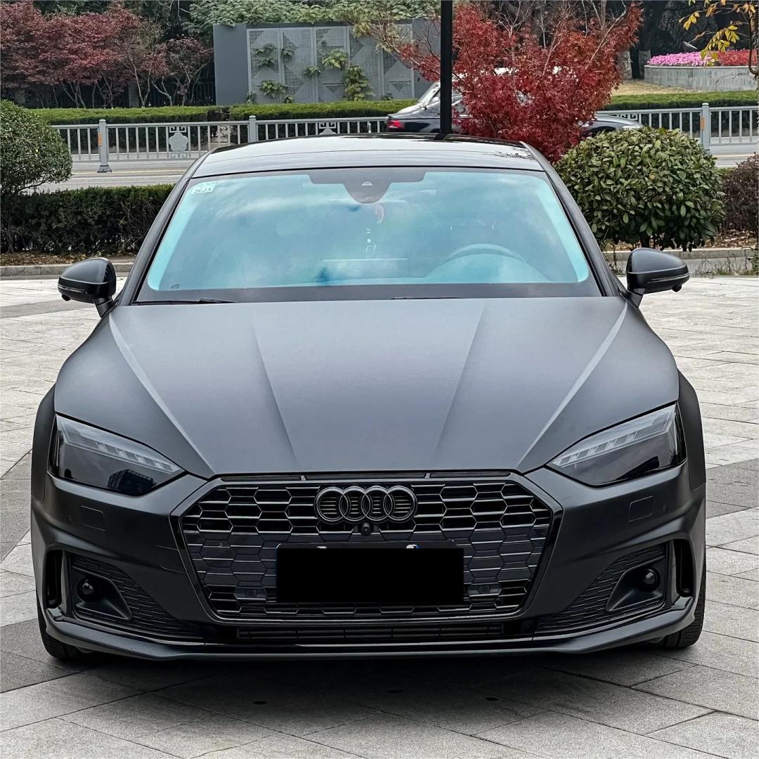 Ultra Matte Black Car Vinyl Wrap Tesla BMW PET review Red 01