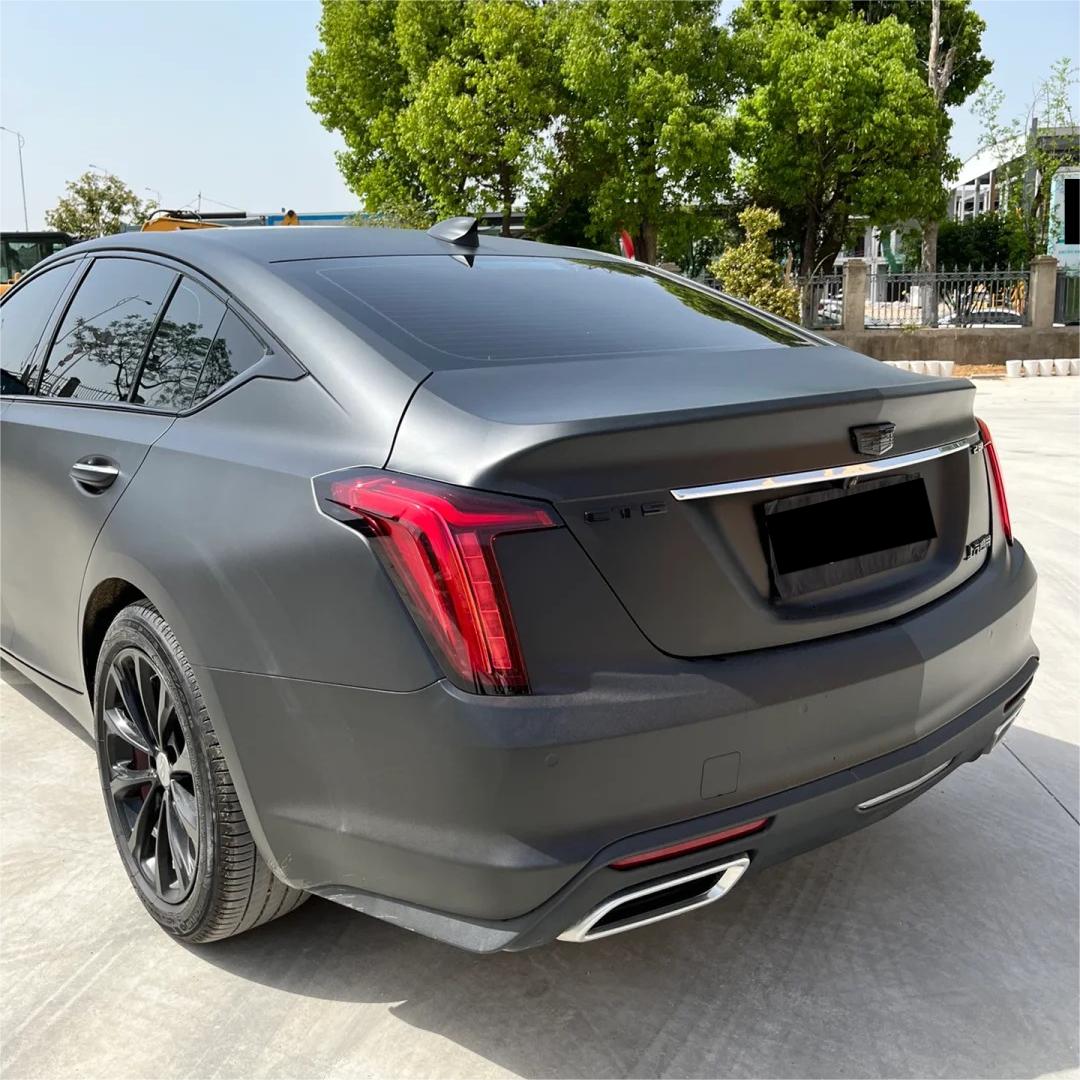 Ultra Matte Black Car Vinyl Wrap Tesla BMW PET review Akhil sehdev 03