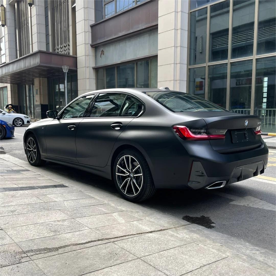 Ultra Matte Black Car Vinyl Wrap Tesla BMW PET review Paine 02