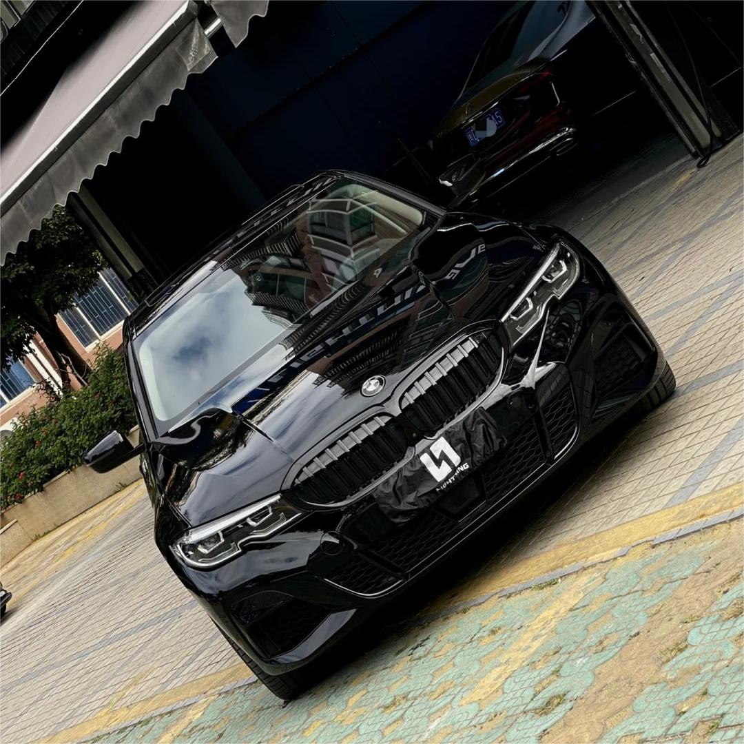 Gloss Piano Black Car Vinyl Wrap BMW Sale review Codie 01