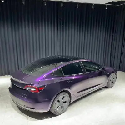 Gloss Metallic Midnight Purple Car Vinyl Wrap BMW  review Robert 01