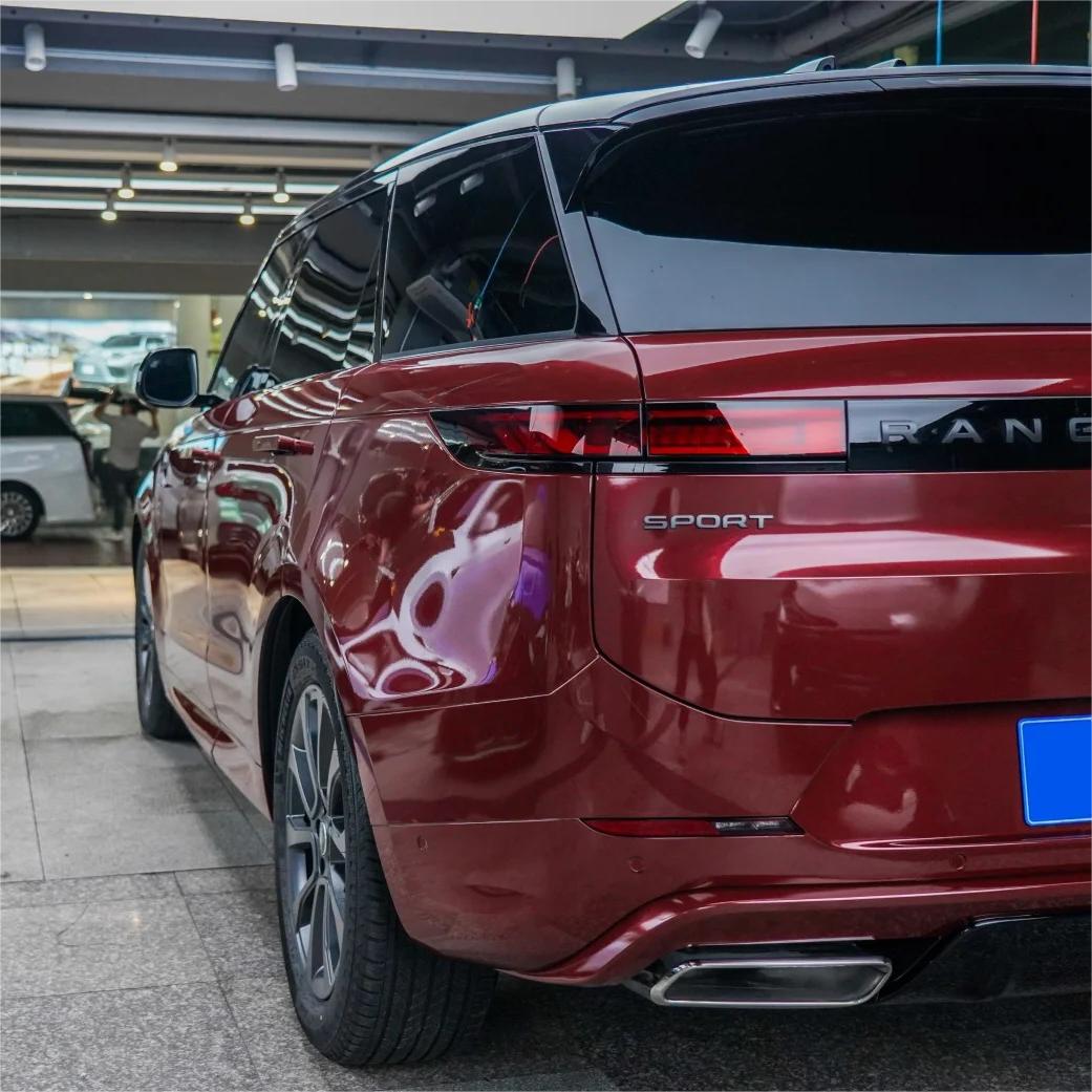 Gloss Metallic Black Cherry Red Car Vinyl Wrap review Black 02