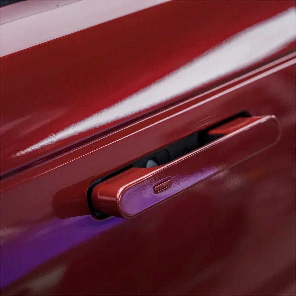 Gloss Metallic Black Cherry Red Car Vinyl Wrap review Black 01
