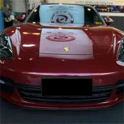 Gloss Metallic Black Cherry Red Car Vinyl Wrap review Broen 02
