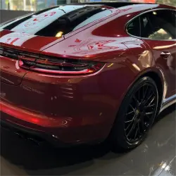 Gloss Metallic Black Cherry Red Car Vinyl Wrap review Broen 03