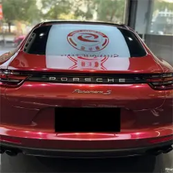 Gloss Metallic Black Cherry Red Car Vinyl Wrap review Broen 04