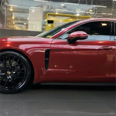 Gloss Metallic Black Cherry Red Car Vinyl Wrap review Broen 05