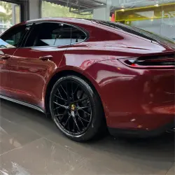 Gloss Metallic Black Cherry Red Car Vinyl Wrap review Broen 06