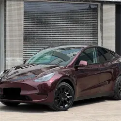 Gloss Metallic Black Rose Car Vinyl Wrap PET review Install