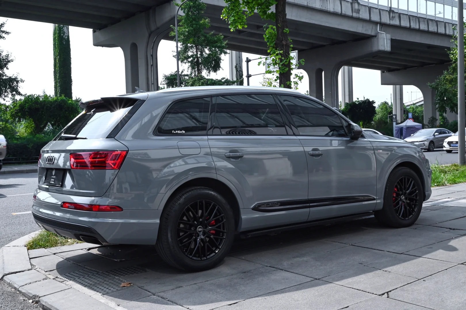 Gloss Light Slate Grey Car Vinyl Wrap PET review John 00