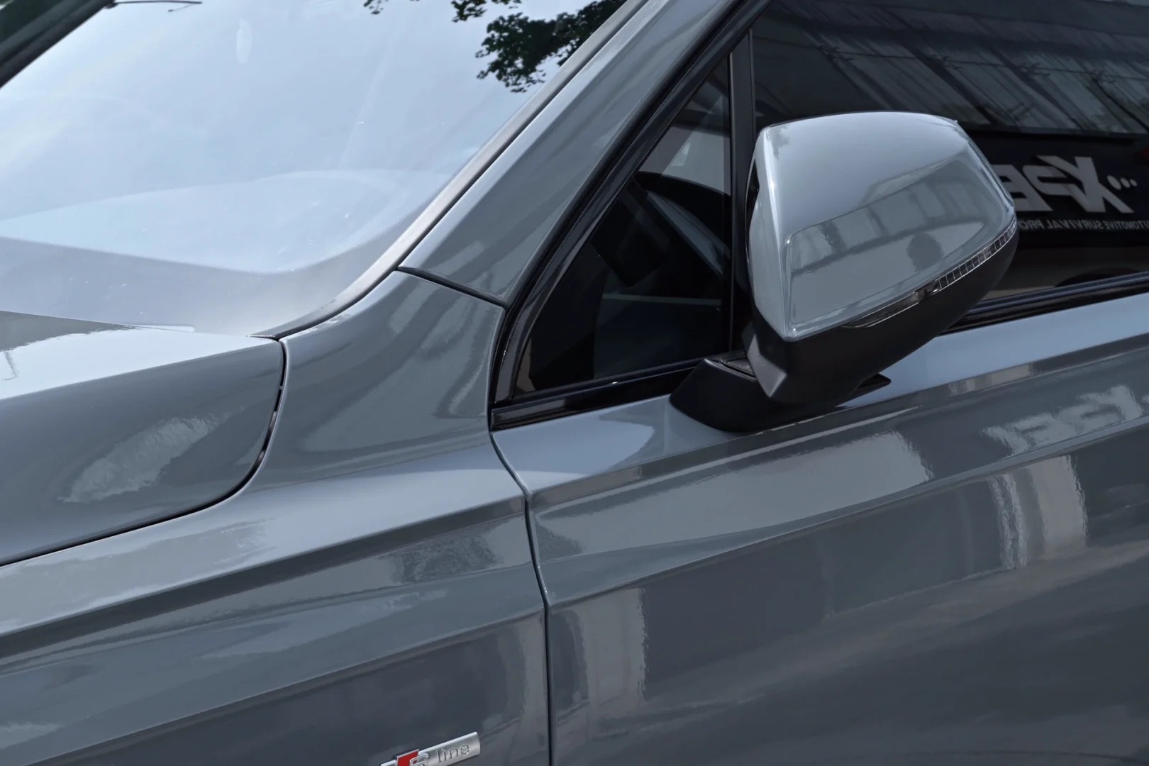 Gloss Light Slate Grey Car Vinyl Wrap PET review John 02