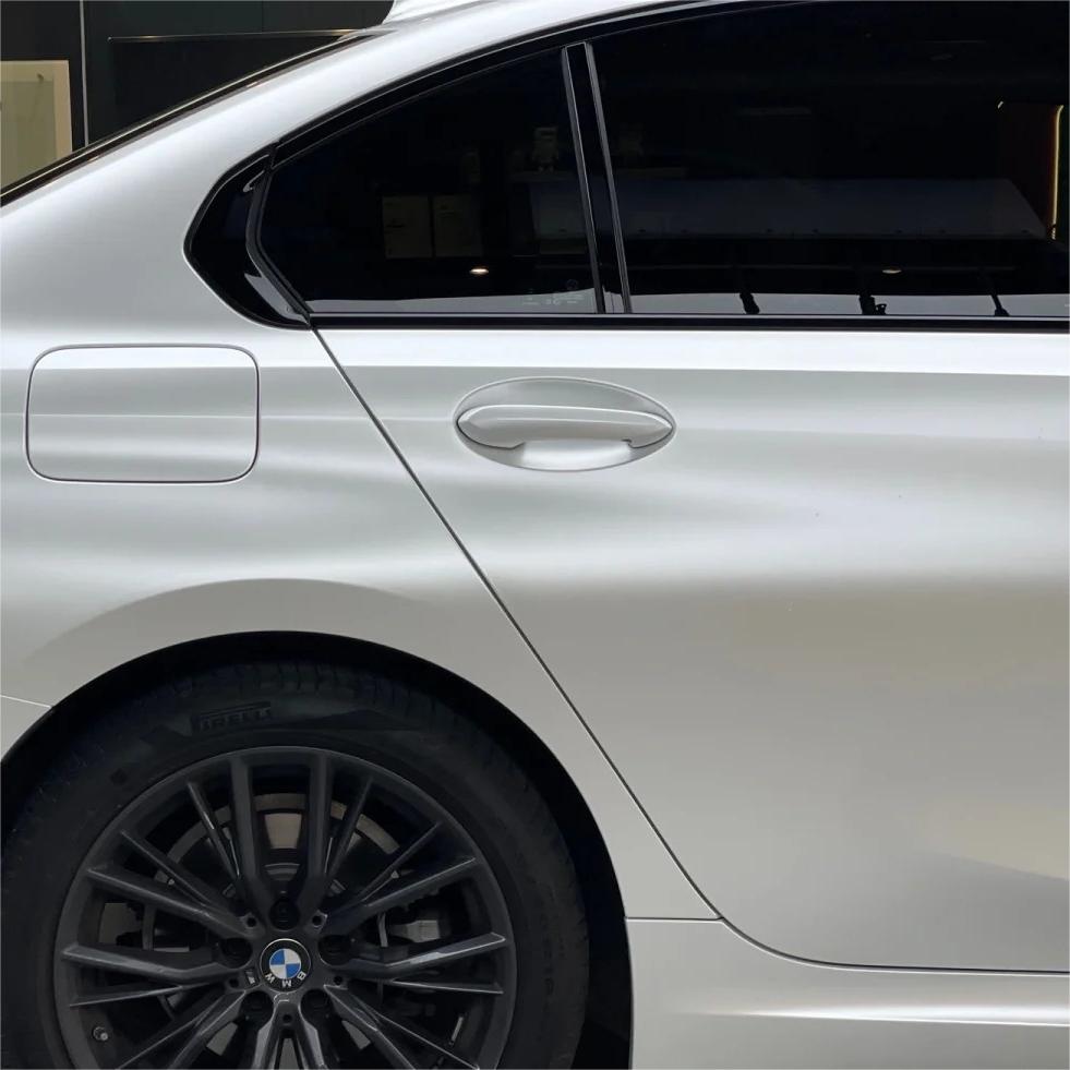 Satin Ceramic White Car Vinyl Wrap review White 03