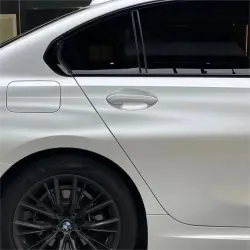 Satin Ceramic White Car Vinyl Wrap review White 04