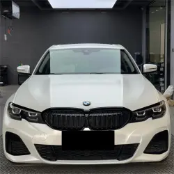 Satin Ceramic White Car Vinyl Wrap review White 01