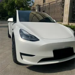 Satin Ceramic White Car Vinyl Wrap review Unlike 02